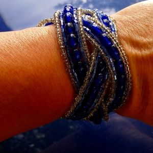 PURPLE BEAD BRACELET